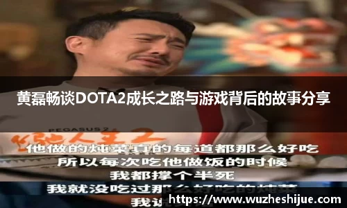 黄磊畅谈DOTA2成长之路与游戏背后的故事分享